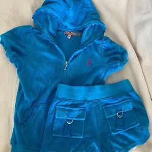 Beautiful Cute Girls Juicy Shorts Sets for Winter Holiday Travel!